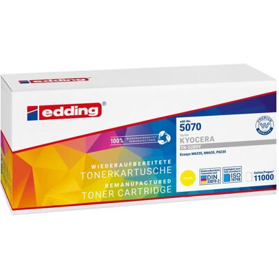 Edding, Toner, edd-5066 remplace Kyocera TK-5230Y - jaune - 2 200 pages (Y) - Publicité Edding, Toner, edd-5066 remplace Kyocera TK-5230Y - jaune - 2 200 pages (Y) - Publicité