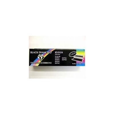 Panasonic Fax : accessoires, KX-FA54X Film de remplacement, noir, 2 rouleaux - Publicité Panasonic Fax : accessoires, KX-FA54X Film de remplacement, noir, 2 rouleaux - Publicité