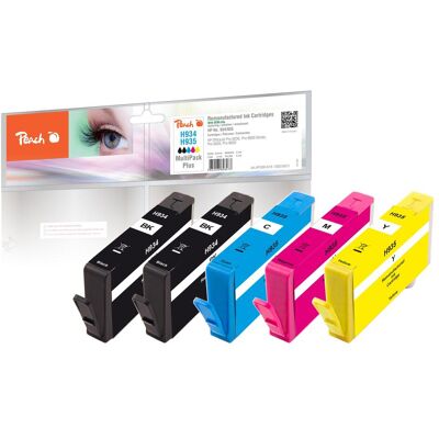Peach, Cartouche d'impression, Art.934/935 MultiPackPlus REM,OEM,KOM (C, M, Y) - Publicité Peach, Cartouche d'impression, Art.934/935 MultiPackPlus REM,OEM,KOM (C, M, Y) - Publicité