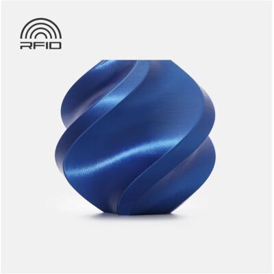 Bambu Lab PLA Silk+ (PLA, 1.75 mm, 1000 g), Filament 3D, Bleu - Publicité Bambu Lab PLA Silk+ (PLA, 1.75 mm, 1000 g), Filament 3D, Bleu - Publicité