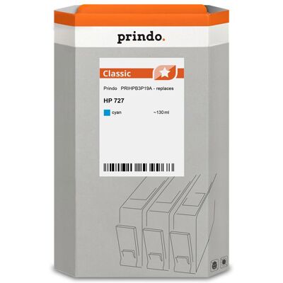 Prindo, Cartouche d'impression, compatible avec HP 727 (C) - Publicité Prindo, Cartouche d'impression, compatible avec HP 727 (C) - Publicité