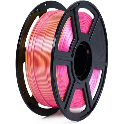 FLASHFORGE Silk Dual 1000g Pink+Yellow - Filament - Finition brillante - Facile à imprimer - Rigide - Publicité FLASHFORGE Silk Dual 1000g Pink+Yellow - Filament - Finition brillante - Facile à imprimer - Rigide - Publicité