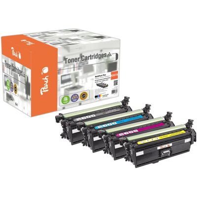 Peach, Toner, Toner MP+ kompt HP 507 CE400A*2, CE401A, CE402A, CE403A - compatible avec HP No. Publicité Peach, Toner, Toner MP+ kompt HP 507 CE400A*2, CE401A, CE402A, CE403A - compatible avec HP No. Publicité