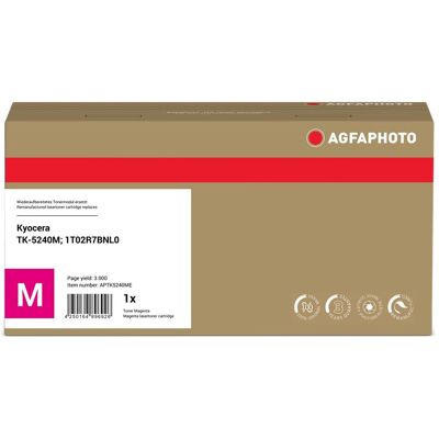 Agfaphoto, Toner, compatible avec le TK-5240M (M) - Publicité Agfaphoto, Toner, compatible avec le TK-5240M (M) - Publicité