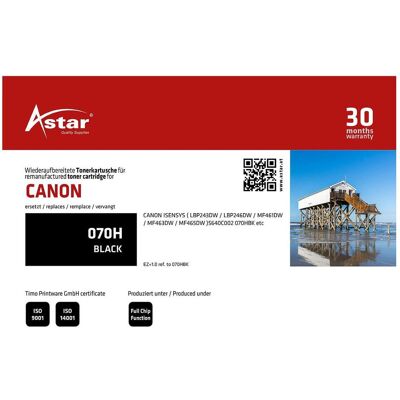 Astar, Toner, AS20459 CANON 070H LBP Cartridge - Publicité Astar, Toner, AS20459 CANON 070H LBP Cartridge - Publicité