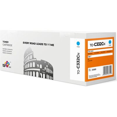 Toner Cyan Lenovo C332 - Compatible avec OKI C332 - Publicité Toner Cyan Lenovo C332 - Compatible avec OKI C332 - Publicité