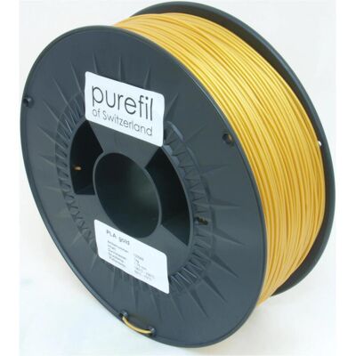 Purefil Filament (PLA, 1000 g, 1.75 mm), Filament 3D, Or - Publicité Purefil Filament (PLA, 1000 g, 1.75 mm), Filament 3D, Or - Publicité