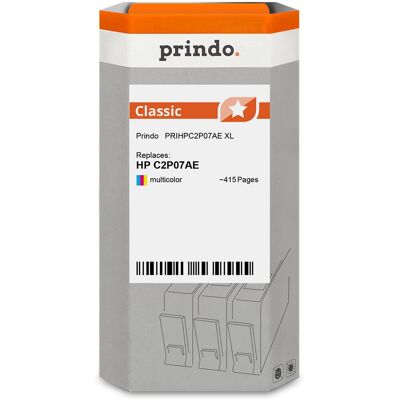 Prindo, Cartouche d'impression, compatible avec HP 62 plusieurs couleurs - Publicité Prindo, Cartouche d'impression, compatible avec HP 62 plusieurs couleurs - Publicité