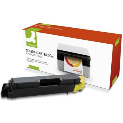 Q-Connect, Toner, Toner laser de remplacement pour Kyocera TK-5140Y 5K (Y) - Publicité Q-Connect, Toner, Toner laser de remplacement pour Kyocera TK-5140Y 5K (Y) - Publicité