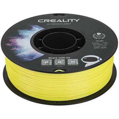 Creality ABS Jaune (ABS, 1.75 mm, 1000 g), Filament 3D, Jaune - Publicité Creality ABS Jaune (ABS, 1.75 mm, 1000 g), Filament 3D, Jaune - Publicité