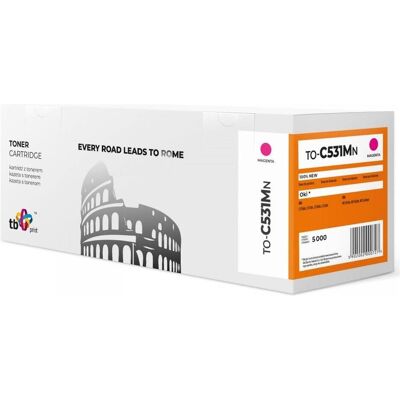 Toner Magenta Oki C531MN - Compatible, 5000 pages - Publicité Toner Magenta Oki C531MN - Compatible, 5000 pages - Publicité