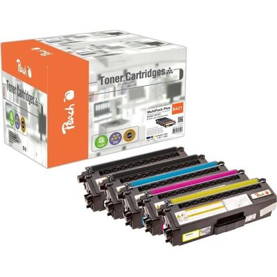 Peach, Toner, Tonerset Brother TN-421 MultiPack Plus 2x BK, 1x C/M/Y (C, CF, M, Y) - Publicité Peach, Toner, Tonerset Brother TN-421 MultiPack Plus 2x BK, 1x C/M/Y (C, CF, M, Y) - Publicité