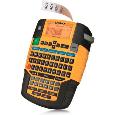 Dymo Kit Rhino 4200 6/9/12/19mm bandes Rhino QWY UK/IRE, Imprimante d'étiquettes, Bleu, Jaune, Noir - Publicité Dymo Kit Rhino 4200 6/9/12/19mm bandes Rhino QWY UK/IRE, Imprimante d'étiquettes, Bleu, Jaune, Noir - Publicité