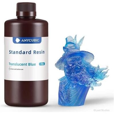 Anycubic PLA Basic 1.75 mm 1 KG Silver (PLA, 1.75 mm, 1000 g), Filament 3D, Argent, Bleu, Transparent - Publicité Anycubic PLA Basic 1.75 mm 1 KG Silver (PLA, 1.75 mm, 1000 g), Filament 3D, Argent, Bleu, Transparent - Publicité