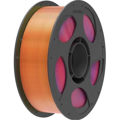 Anycubic PLA Silk Filament Tri-Color: Red Blue Yellow (1000 g, 1.75 mm), Filament 3D, Multicolore - Publicité Anycubic PLA Silk Filament Tri-Color: Red Blue Yellow (1000 g, 1.75 mm), Filament 3D, Multicolore - Publicité