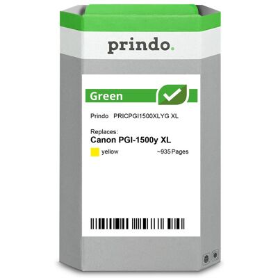 Prindo, Cartouche d'impression, compatible avec Canon PGI-1500y (Y) - Publicité Prindo, Cartouche d'impression, compatible avec Canon PGI-1500y (Y) - Publicité