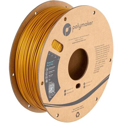 Polymaker Polylite PLA Métallique Pro 1,75mm 1kg - Or - Filament d'impression 3D - Publicité Polymaker Polylite PLA Métallique Pro 1,75mm 1kg - Or - Filament d'impression 3D - Publicité