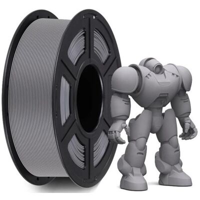 Anycubic PLA Basic 1.75 mm 1 KG Grey (PLA, 1000 g), Filament 3D, Gris - Publicité Anycubic PLA Basic 1.75 mm 1 KG Grey (PLA, 1000 g), Filament 3D, Gris - Publicité