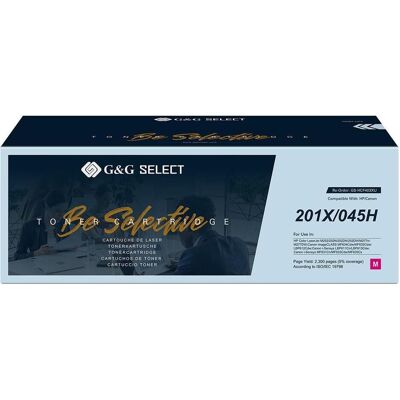G&G, Toner, Toner de rechange HP, Canon 201X, 045H Compatible Magenta CF403X/Cartridge 045 (M) - Publicité G&G, Toner, Toner de rechange HP, Canon 201X, 045H Compatible Magenta CF403X/Cartridge 045 (M) - Publicité