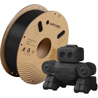 Anycubic Filament High Speed PLA 1 KG (Czarny) (PLA, 1.75 mm, 1000 g), Filament 3D, Noir - Publicité Anycubic Filament High Speed PLA 1 KG (Czarny) (PLA, 1.75 mm, 1000 g), Filament 3D, Noir - Publicité