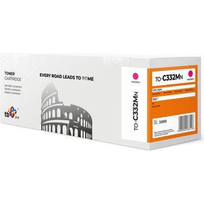 Toner Magenta OKI TO-C332MN - Compatible avec C332 - Publicité Toner Magenta OKI TO-C332MN - Compatible avec C332 - Publicité