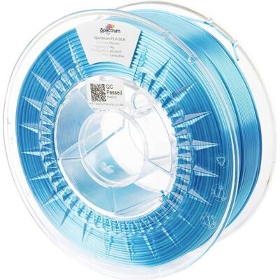 Spectrum Filament SILK PLA 1.75mm Bleu Candy 1kg (PLA, 1000 g, 1.75 mm), Filament 3D, Bleu - Publicité Spectrum Filament SILK PLA 1.75mm Bleu Candy 1kg (PLA, 1000 g, 1.75 mm), Filament 3D, Bleu - Publicité