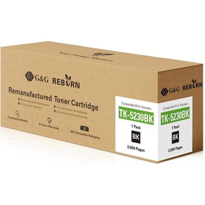 G&G Toner Kyocera TK-5230K Noir Reborn - Cartouche d'encre - Publicité G&G Toner Kyocera TK-5230K Noir Reborn - Cartouche d'encre - Publicité