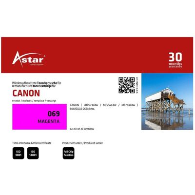Astar, Toner, AS20518 CANON 069 LBP Cartridge - Publicité Astar, Toner, AS20518 CANON 069 LBP Cartridge - Publicité