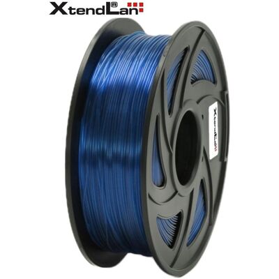 XtendLan PLA-Filament transparent-blau / Schnur für 3D-Drucker / PLA / 1,75 mm / 1 kg (PLA, 1000 g, 1.75 mm), Filament 3D, Bleu, Transparent - Publicité XtendLan PLA-Filament transparent-blau / Schnur für 3D-Drucker / PLA / 1,75 mm / 1 kg (PLA, 1000 g, 1.75 mm), Filament 3D, Bleu, Transparent - Publicité