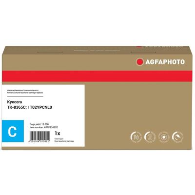 Agfaphoto, Toner, Compatible avec le TK-8365C (C) - Publicité Agfaphoto, Toner, Compatible avec le TK-8365C (C) - Publicité