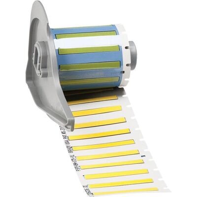 Brady, Rouleau d’étiquettes, M7-094-175-7641-YLL, Gaine thermorétractable en polyoléfine sans halogène PermaSleeve, 2:1, jaune, (57.15 mm) - Publicité Brady, Rouleau d’étiquettes, M7-094-175-7641-YLL, Gaine thermorétractable en polyoléfine sans halogène PermaSleeve, 2:1, jaune, (57.15 mm) - Publicité
