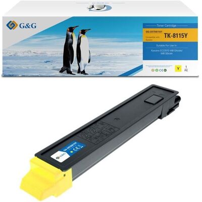 G&G, Toner, Toner kompatibel mit Kyocera TK-8115Y/ 1T02P3ANL0 (Y) - Publicité G&G, Toner, Toner kompatibel mit Kyocera TK-8115Y/ 1T02P3ANL0 (Y) - Publicité
