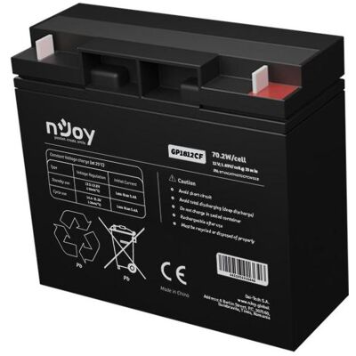 nJoy GP1812CF - Batterie AGM 12V 18Ah - Publicité nJoy GP1812CF - Batterie AGM 12V 18Ah - Publicité