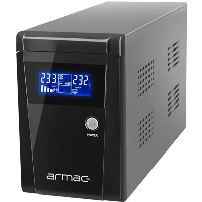 Armac UPS Office LCD 1000F (O/1000F/LCD) (1000 VA, 650 W, ASI line-interactive), Onduleur - Publicité Armac UPS Office LCD 1000F (O/1000F/LCD) (1000 VA, 650 W, ASI line-interactive), Onduleur - Publicité