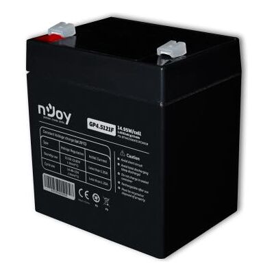 Batterie Njoy GP4.5121F - 12V VRLA AGM, 4.5Ah, Auto-décharge faible - Publicité Batterie Njoy GP4.5121F - 12V VRLA AGM, 4.5Ah, Auto-décharge faible - Publicité