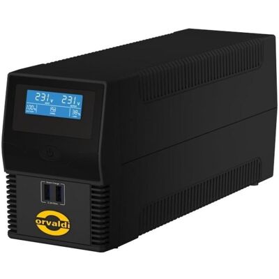 Orvaldi Id850iec Alimentation Sans Interruption - UPS - 0.8 Kva - 480 W - Publicité Orvaldi Id850iec Alimentation Sans Interruption - UPS - 0.8 Kva - 480 W - Publicité
