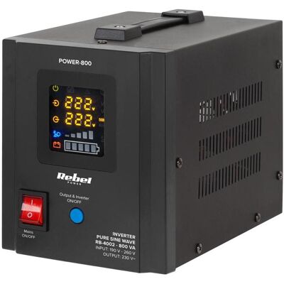 Rebel Power-800 (800 VA, 500 W), Onduleur - Publicité Rebel Power-800 (800 VA, 500 W), Onduleur - Publicité