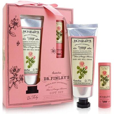 Accentra, Set cadeau beauté, Dr. Rose & Orange Blossom Gift Set Finlay's - Publicité Accentra, Set cadeau beauté, Dr. Rose & Orange Blossom Gift Set Finlay's - Publicité