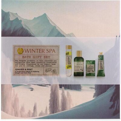 Accentra, Set cadeau beauté, Set de soins WINTER SPA en coffret cadeau, parfum : Ginger & Mint (Set soin du corps) - Publicité Accentra, Set cadeau beauté, Set de soins WINTER SPA en coffret cadeau, parfum : Ginger & Mint (Set soin du corps) - Publicité