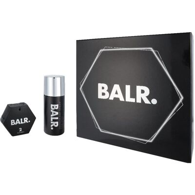 BALR. Modèle 50ml Eau de Parfum + 150ml Déodorant Coffret Cadeau - Publicité BALR. Modèle 50ml Eau de Parfum + 150ml Déodorant Coffret Cadeau - Publicité