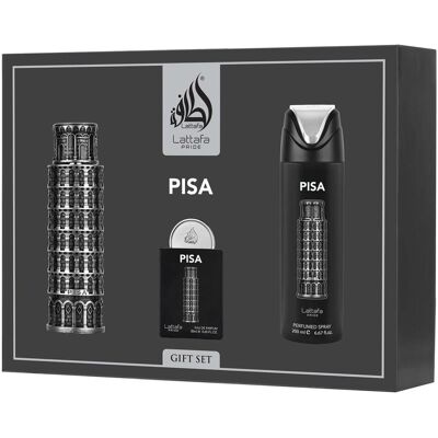 Lattafa, Set cadeau beauté, Pise (Coffret de parfum) - Publicité Lattafa, Set cadeau beauté, Pise (Coffret de parfum) - Publicité
