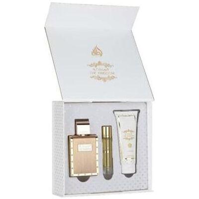Lattafa, Set cadeau beauté, 3p Gift Set The Kingdom Men (Coffret de parfum) - Publicité Lattafa, Set cadeau beauté, 3p Gift Set The Kingdom Men (Coffret de parfum) - Publicité