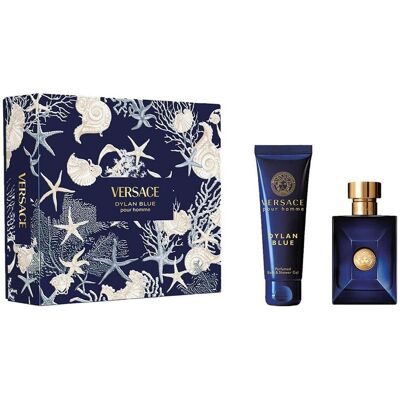 Versace, Set cadeau beauté, Dylan Blue Pour Homme Set 2 pièces (Coffret de parfum, Set soin du corps) - Publicité Versace, Set cadeau beauté, Dylan Blue Pour Homme Set 2 pièces (Coffret de parfum, Set soin du corps) - Publicité
