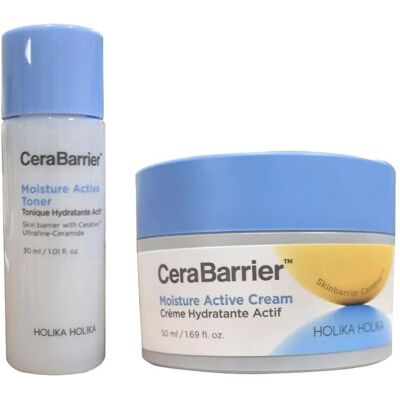 Holika Holika Cerabarrier Crème Hydratante Mini Set - Hydratation & Réparation - Publicité Holika Holika Cerabarrier Crème Hydratante Mini Set - Hydratation & Réparation - Publicité