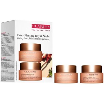 Set de Voyage Clarins Crème Jour & Nuit - Soins de la peau - Publicité Set de Voyage Clarins Crème Jour & Nuit - Soins de la peau - Publicité
