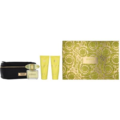 Coffret Cadeau Yellow Diamond de Versace - Parfum, Lotion, Gel - Publicité Coffret Cadeau Yellow Diamond de Versace - Parfum, Lotion, Gel - Publicité