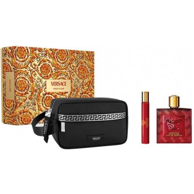 Versace Eros Flame - 100ml Eau de Parfum, Spray de Voyage, Trousse - Parfum pour Hommes - Publicité Versace Eros Flame - 100ml Eau de Parfum, Spray de Voyage, Trousse - Parfum pour Hommes - Publicité