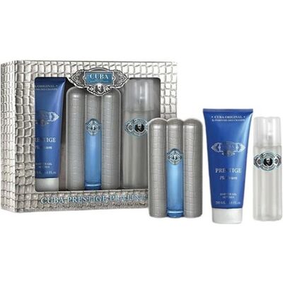 Cuba Prestige Platinum Coffret de Parfums - Cadeau pour Hommes - Publicité Cuba Prestige Platinum Coffret de Parfums - Cadeau pour Hommes - Publicité