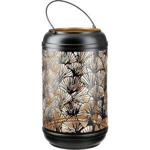 Lanterne Ginkgo GILDE - Métal noir - 36cm - Publicité Lanterne Ginkgo GILDE - Métal noir - 36cm - Publicité