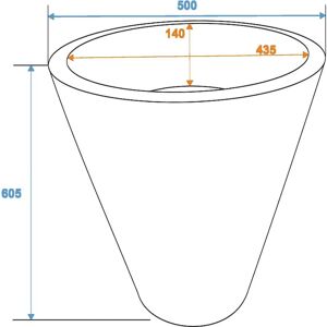 Europalms, Plantes artificielles, Pot en fibre de verre, vert, 44x61cm (61 cm) - Publicité Europalms, Plantes artificielles, Pot en fibre de verre, vert, 44x61cm (61 cm) - Publicité